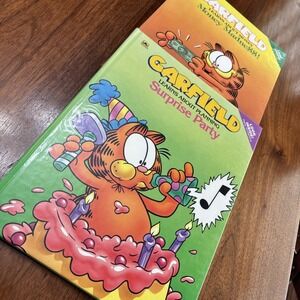 Garfield Learns About Money Surprise Party Planning Golden Book 1992 Hardcover